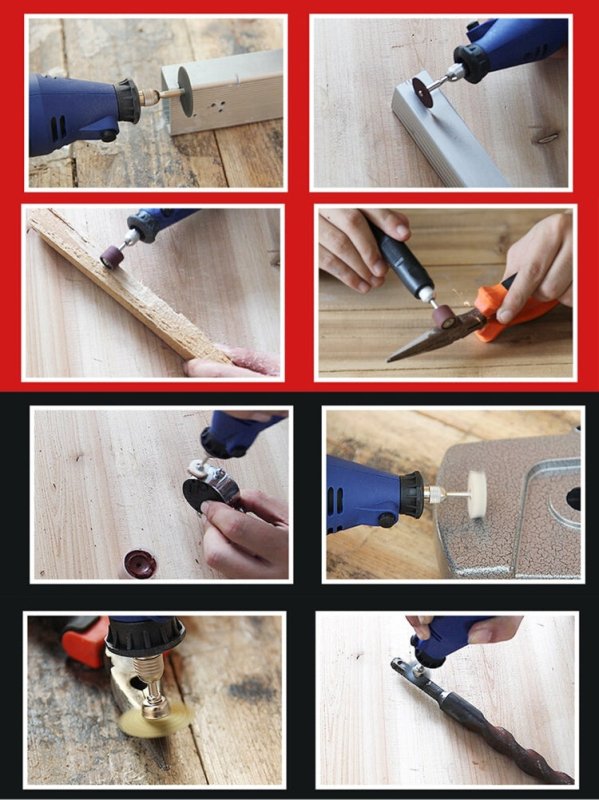 WLXY P - 800 80 in 1 Mini Electric Drill Grinder Set, 110V - 240V, US Plug - British D'sire