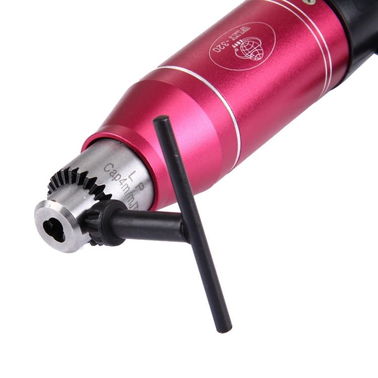 WLXY WL - 320 Mini Electric Grinder with Speed Regulation, 110V - 240V, Suitable Drill Chuck: 0.3mm - 4.0mm, US Plug(Magenta) - British D'sire