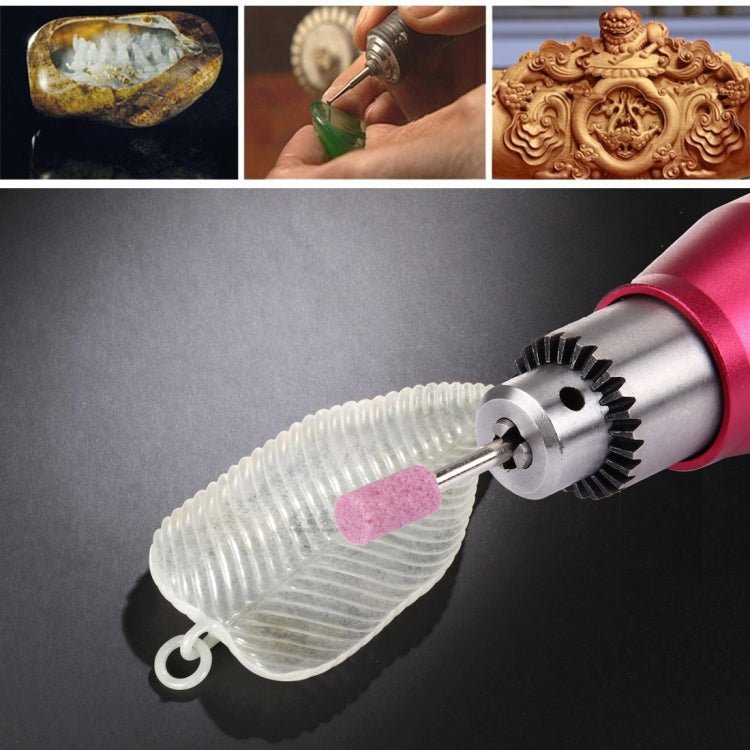 WLXY WL - 320 Mini Electric Grinder with Speed Regulation, 110V - 240V, Suitable Drill Chuck: 0.3mm - 4.0mm, US Plug(Magenta) - British D'sire
