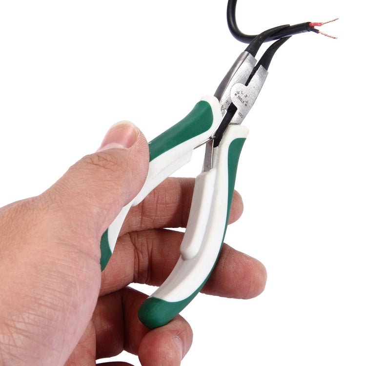 WLXY WL - 359D Electronic Pliers Circlip Pliers Repair Hand Tool (Outer Curved) - British D'sire