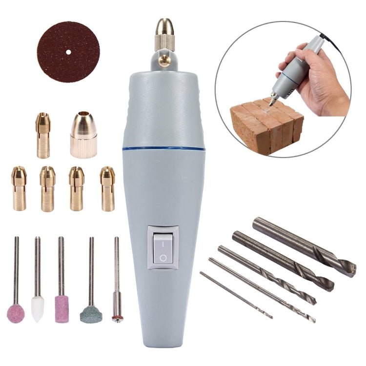 WLXY WL - 500B Mini Electric Grinder, 110V - 240V, Suitable Drill Chuck: 0.3mm - 4.0mm - British D'sire Main image
