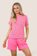 Women's Activewear Set – Lightweight Performance T-Shirt & Shorts with Pockets | Gym, Yoga, Running | Various Colours - British D'sire