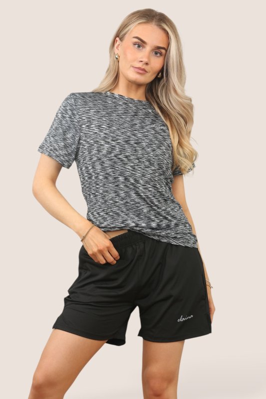 Women's Activewear Set – Lightweight Performance T-Shirt & Shorts with Pockets | Gym, Yoga, Running | Various Colours - British D'sire