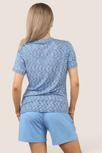 Women's Activewear Set – Lightweight Performance T-Shirt & Shorts with Pockets | Gym, Yoga, Running | Various Colours - British D'sire