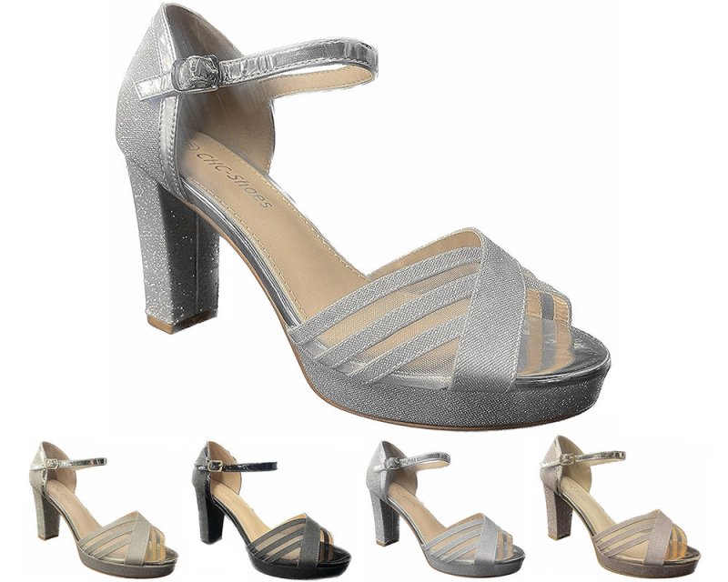 Women's Designer Ankle Strap Heels Shoes - Shoes - British D'sire Main image