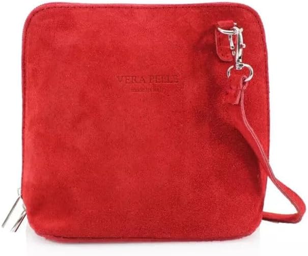 Women's Rhiannon Cross Body Shoulder Bag – Vera Pelle Italian Suede Messenger Handbag - Leather Handbag - British D'sire