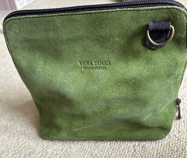 Women's Rhiannon Cross Body Shoulder Bag – Vera Pelle Italian Suede Messenger Handbag - Leather Handbag - British D'sire