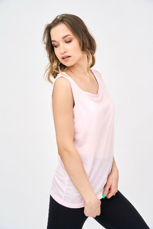 Women's Vests in Light Pink - Vests - British D'sire Main image