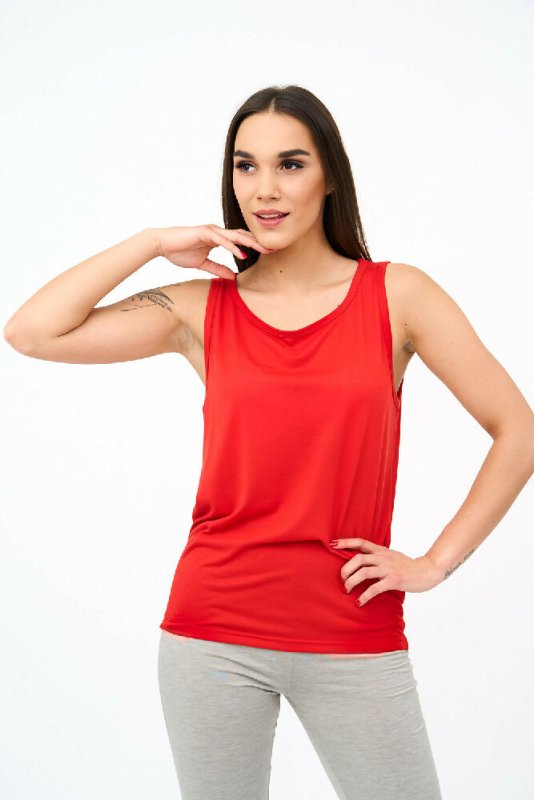 Women's Vests in Red - Vests - British D'sire
