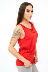 Women's Vests in Red - Vests - British D'sire