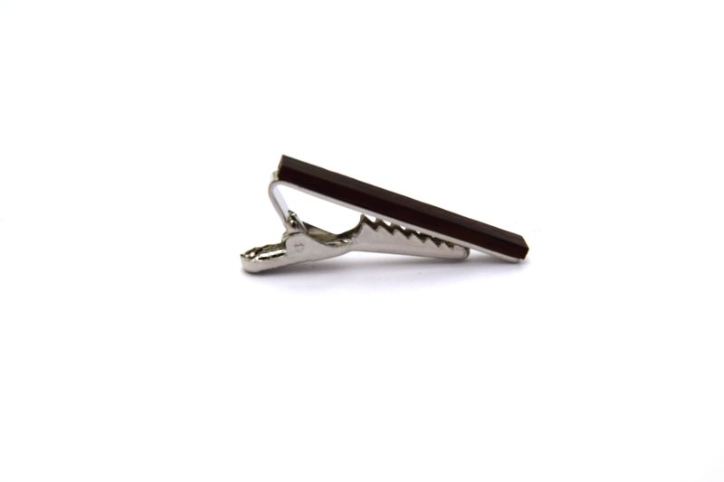Wood Finished Tie Clip - All Products - British D'sire