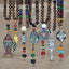 Wooden Beaded Necklace Nepal Mala Wood Beads Meditation Prayer Necklace for Women Jewelry - Jewellery & Watches - British D'sire