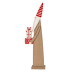 Wooden Festive Elf with Presents - Christmas Decor - British D'sire