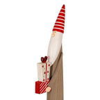 Wooden Festive Elf with Presents - Christmas Decor - British D'sire