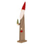 Wooden Festive Elf with Tree and Bell - Christmas Decor - British D'sire