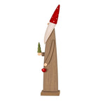 Wooden Festive Elf with Tree and Bell - Christmas Decor - British D'sire