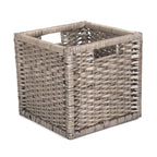 Wooden Framed Split Willow Storage Basket - Storage Baskets - British D'sire