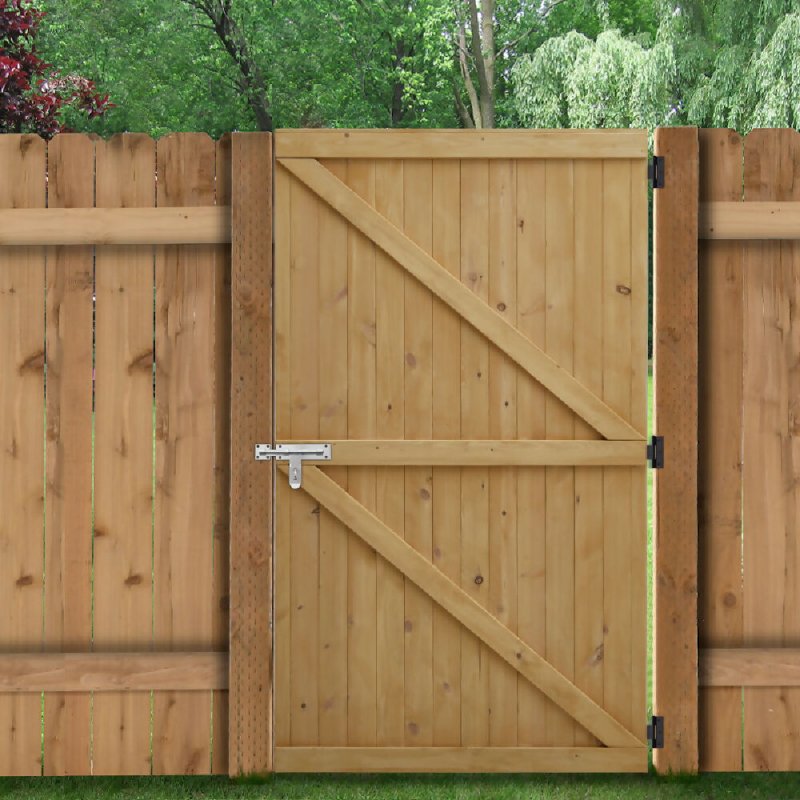 Wooden Garden Gate Side Gate with Latch H 152 cm x W 91 cm - Wood Gate - British D'sire