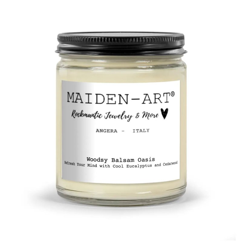 Woodsy Balsam Oasis - Candle for Mindfulness & Meditation - Aromatherapy Candle - Candle - British D'sire