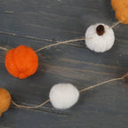 Wool Pumpkin Garland - Garland - British D'sire
