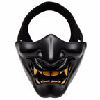 WosporT Halloween Dancing Party Grimace Half Face Mask(Black) - British D'sire