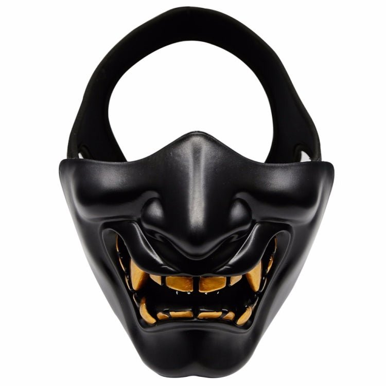 WosporT Halloween Dancing Party Grimace Half Face Mask(Black) - British D'sire