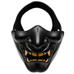 WosporT Halloween Dancing Party Grimace Half Face Mask(Black) - British D'sire
