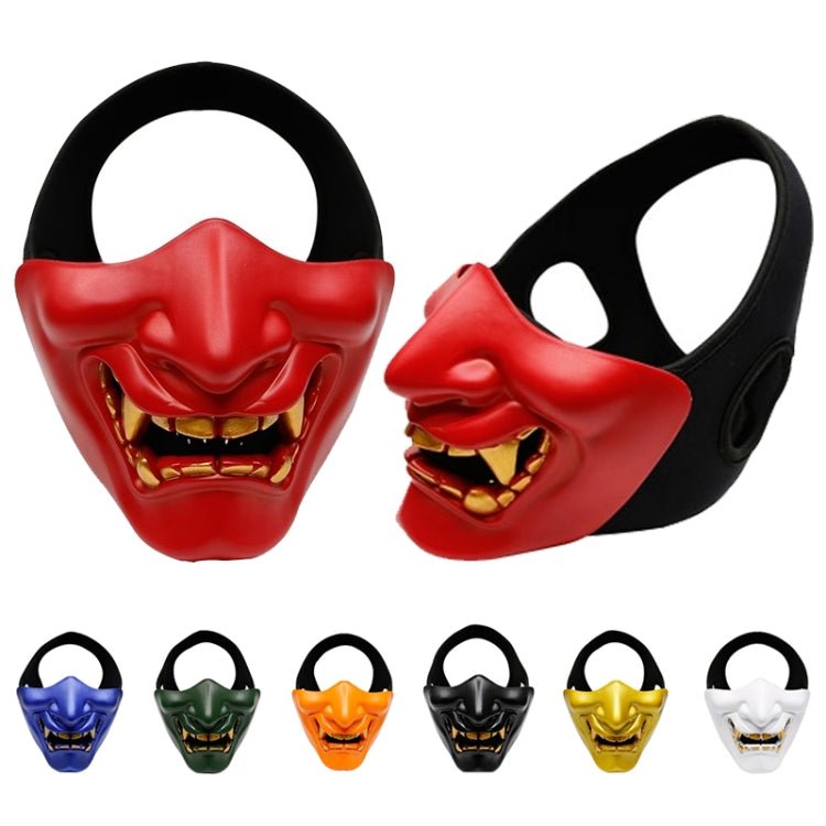 WosporT Halloween Dancing Party Grimace Half Face Mask(Black) - British D'sire