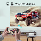 WOWOTO F8Plus DLP DMD 0.33 inch 1920 x 1080 4K 800ANSI RGBB LED Smart Projector(EU Plug) - British D'sire