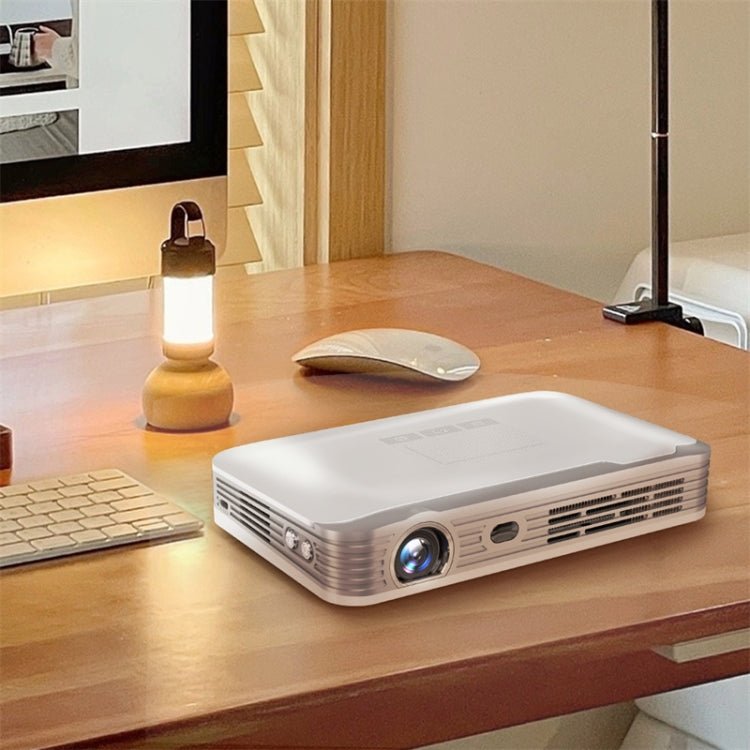 WOWOTO T9S TI DLP DMD 0.45 1280 x 800 4K 350 - 450ANSI RGB LED Smart Projector(EU Plug) - British D'sire