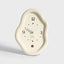 wozoom Modern Irregular Desk Clock Silent Table Clocks For Living Room Decor(White) - British D'sire
