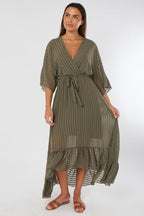 Wrap Maxi Dress – One Size - Dresses - British D'sire