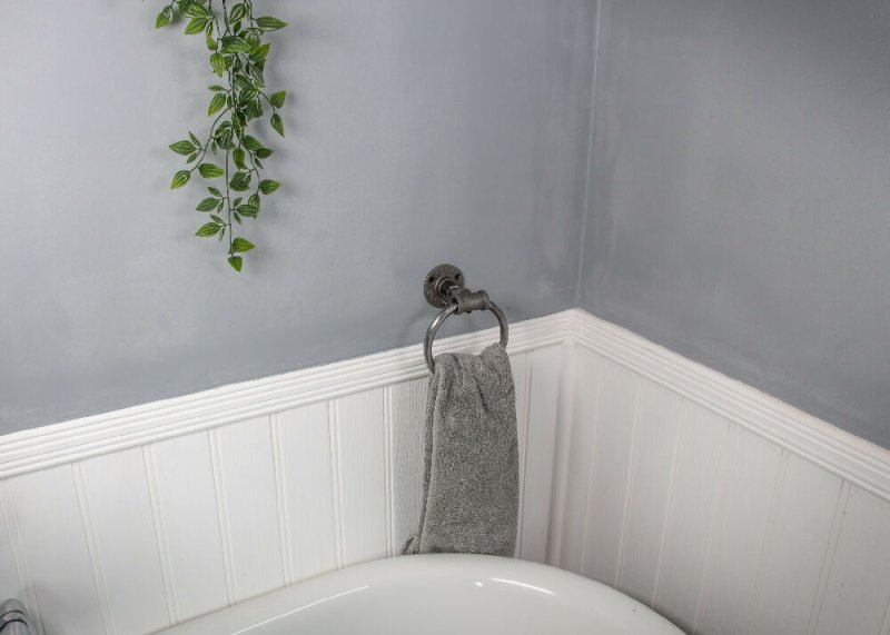 wrought iron towel ring bathroom towel rail - Ashford - towel ring - British D'sire