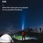 WUBEN L50 Outdoor Portable LED Strong Light USB Rechargeable Aluminum Flashlight - British D'sire