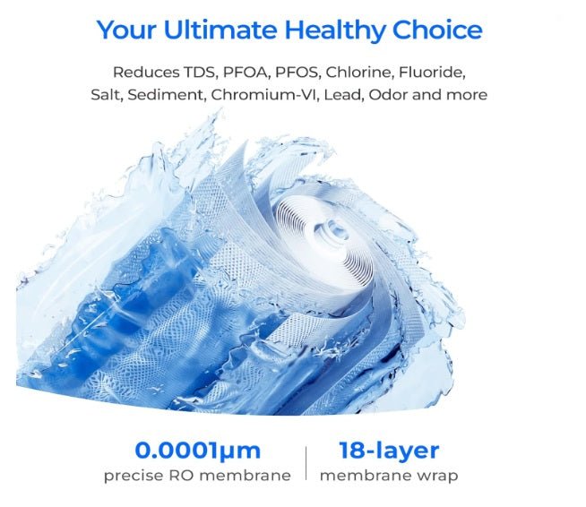 X16 Tankless Reverse Osmosis System, NSF/ANSI 58&372 Certified, 1600 ...