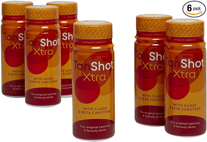 X6 Tanshot / Sunshot Tanning drinks, Promotes tanning and cares for your skin (X6 60ml bottles) by tanshot Secondary image