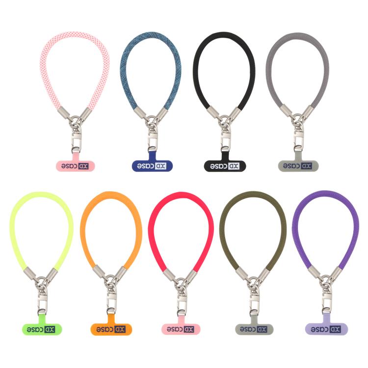 XDcase Anti-Lost Phone Wrist Lanyard with Metal Buckle & Gasket, Length: 18.9cm(Pink White) - British D'sire