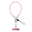 XDcase Anti-Lost Phone Wrist Lanyard with Metal Buckle & Gasket, Length: 18.9cm(Pink White) - British D'sire
