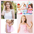 Xialvyu Pink Natural Stone Bracelet – Heart Charm - Kids Jewellery - British D'sire