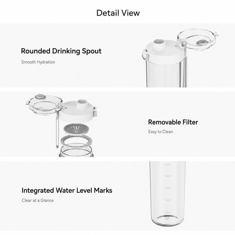 Xiaomi Mijia Portable Water Bottle(White) - British D'sire