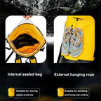 XINDA XD-BAG19 IPX7 Waterproof Outdoor Stream Tracing Backpack Diving Bag, Color: Yellow-26L - British D'sire