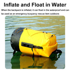 XINDA XD-BAG19 IPX7 Waterproof Outdoor Stream Tracing Backpack Diving Bag, Color: Yellow-26L - British D'sire