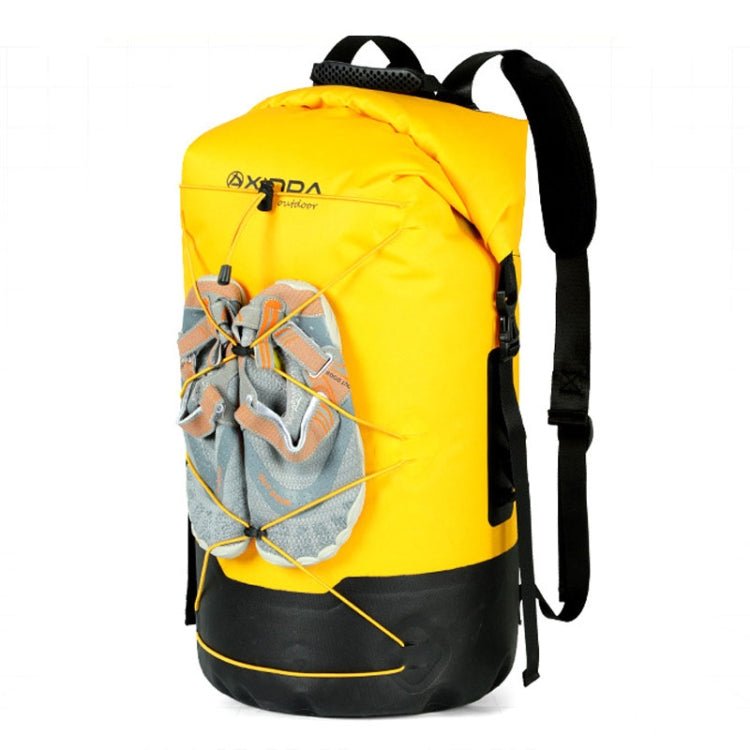 XINDA XD-BAG19 IPX7 Waterproof Outdoor Stream Tracing Backpack Diving Bag, Color: Yellow-26L - British D'sire