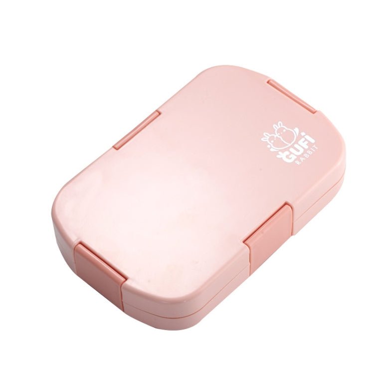 XINGCHENG XC - 451 Microwave Student Lunch Box Plastic Compartment Portable Lunch Box(Pink) - British D'sire Main image