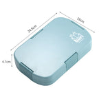 XINGCHENG XC - 451 Microwave Student Lunch Box Plastic Compartment Portable Lunch Box(Pink) - British D'sire