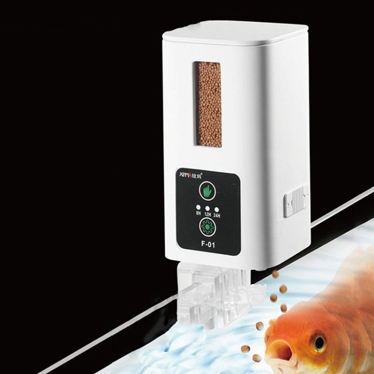XINMA F - 01 400ml Fish Tank Automatic Feeding Device Aquarium Intelligente Timing High - capacity Fish Feeder - British D'sire Main image