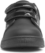 XL Buttermere Kids Black Easy Fasten Trainer - Kids shoes - British D'sire