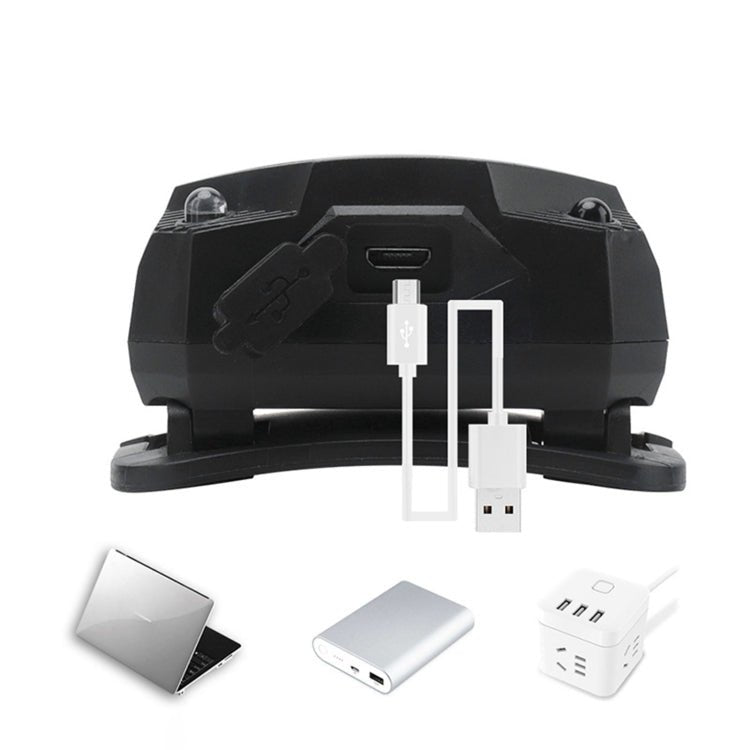 XPG+COB Charging Induction Strong Light Headlight with Power Display - British D'sire