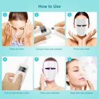 Xpreen Blue & Red Light Therapy Acne Treatment Face Mask - British D'sire