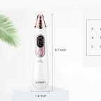 Xpreen Rechargeable Pore Cleanser Home Facial Beauty Device with LED Screen & 4 Probes - British D'sire